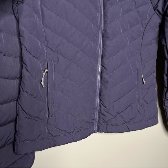 The North Face Women’s 550 Flare Goose Down Full Zip Jacket Dark Purple Blue XS‎ - Picture 7 of 12